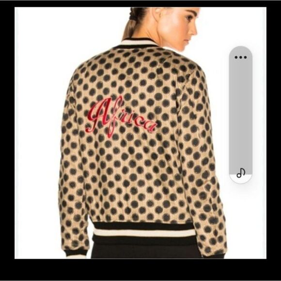 As seen on HBOs Insecure Issa's Isabel Marant Etoile "AFRICA" Bomber Jacket NWT - Picture 1 of 7